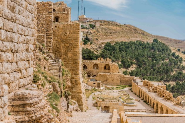 Замок крестоносцев Аль Карак Керак крепость Иордания