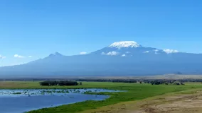 The majestic Kilimanjaro Mountain in Tanzania